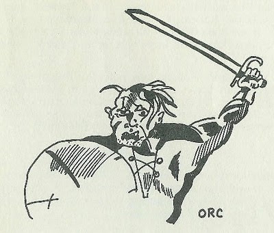 orcs in original Dungeons and Dragons (1974)
