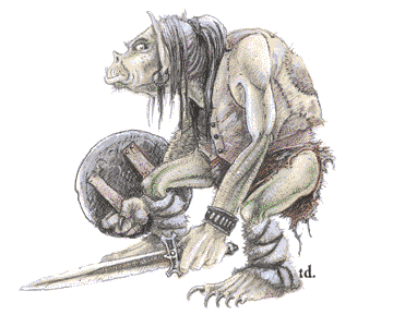 orcs in 2nd edition Dungeons and Dragons (1993)