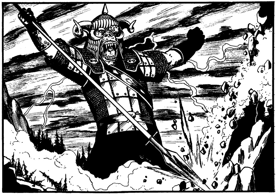 the orc god Gruumsh in the orc origin myth from Dragon magazine #62