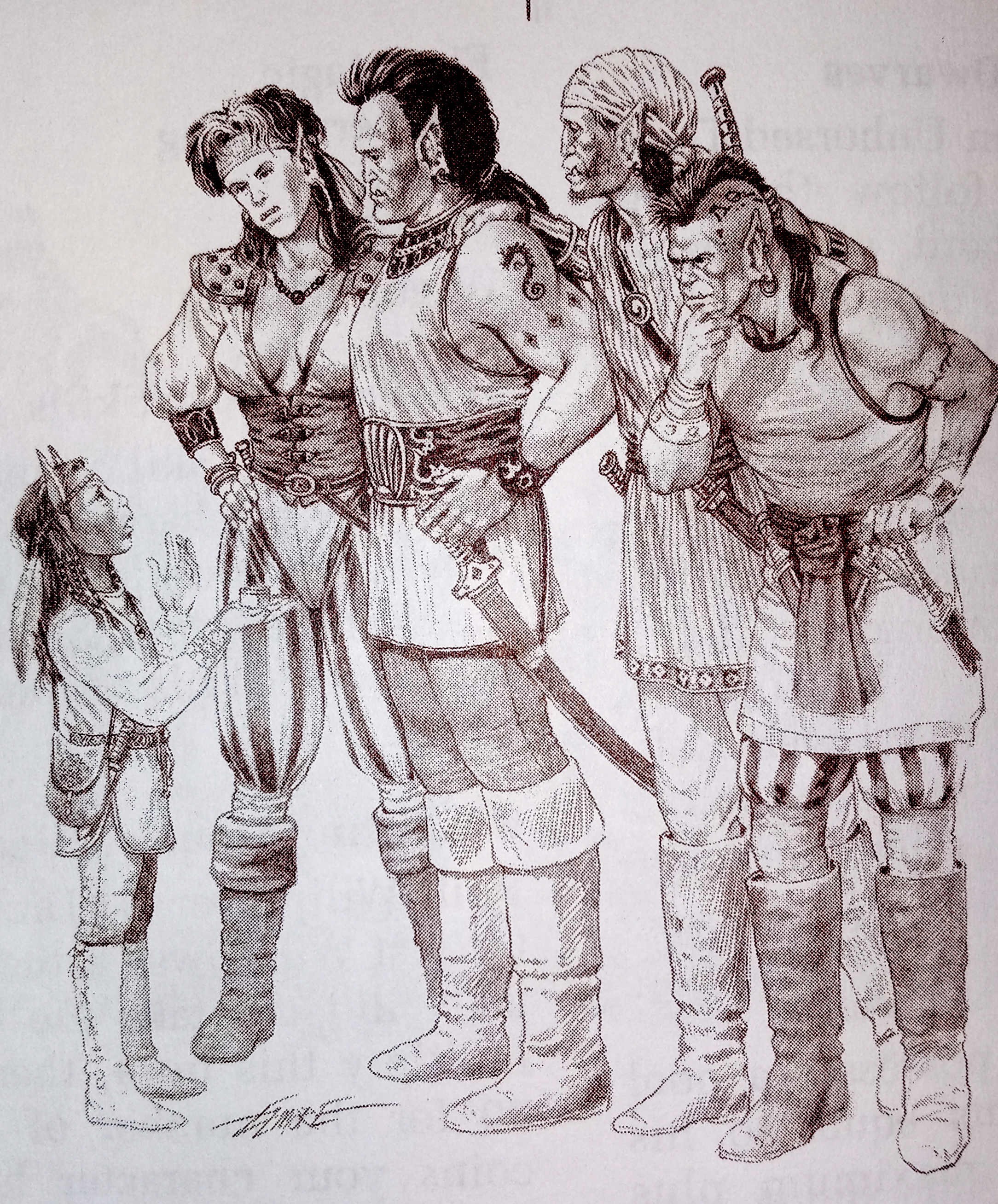 orcs in the Sovereign Stone RPG